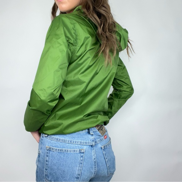GREEN ZIP UP RAIN JACKET - Picture 3 of 3